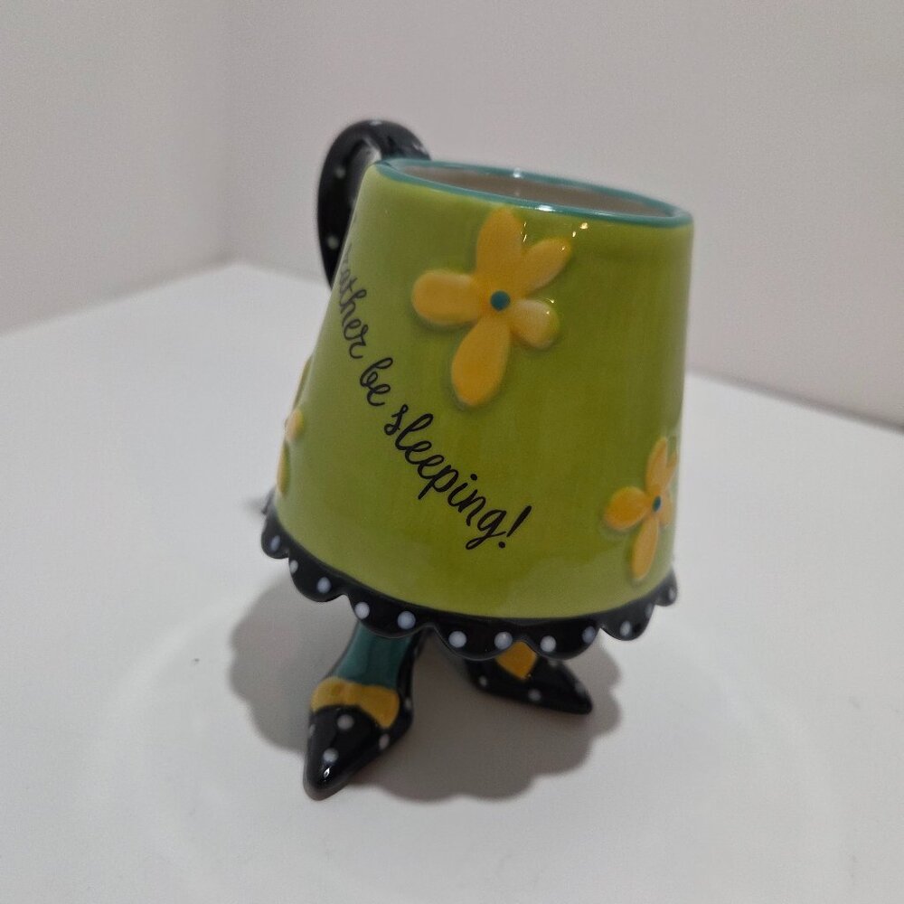 Dollymama Green Skirt Ceramic Mug